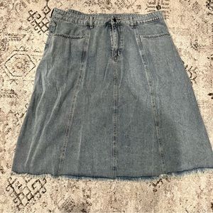A-line Denim skirt